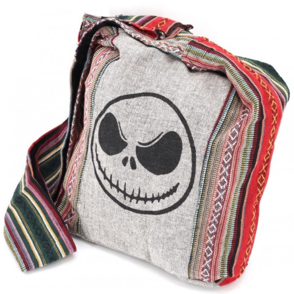 100% Natural Canvas Cotton Fabric Crossbody Bag